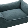 Panier Avalon rectangle bleu foncé, 65x50x20cm
