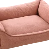 Panier Avalon rectangle vieux rose, 65x50x20cm