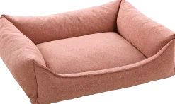Panier Avalon rectangle vieux rose, 80x67x22cm