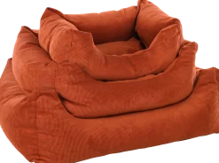 Panier Celeste rectangulaire cognac, 80 x 67 cm