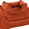 Panier Celeste rectangulaire cognac, 100 x 80 cm