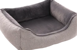 Panier Esmo rectangle gris, 80x67x22cm