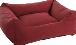 Panier Geneve rectangle bordeaux, 65x50x20cm