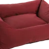 Panier Geneve rectangle bordeaux, 100x80x25cm