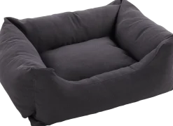 Panier Panama rectangle, gris foncé, 65x45x20cm