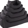 Panier Panama rectangle, gris foncé, 80x67x22cm