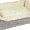 Panier pour chien Zupo rectangulaire, gris, 90 cm