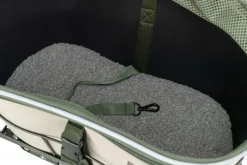 Panier à vélo pour porte-bagages, polyester 33 × 40 × 46 cm, vert oliv