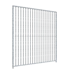 Panneau de chenil MKS - BARREAUX 8 cm - 2 m x 1.84 m sans porte