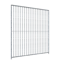 Panneau de chenil MKS - BARREAUX 8 cm - 2 m x 1.84 m sans porte