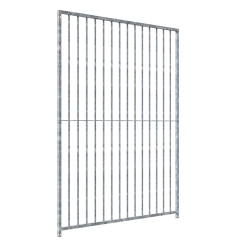Panneau de chenil MKS - BARREAUX 8 cm - 1.50 m x 1.84 m sans porte
