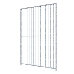Panneau de chenil MKS - BARREAUX 8 cm - 1.50 m x 1.84 m sans porte