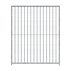 Panneau de chenil MKS - BARREAUX 8 cm - 1.50 m x 1.84 m sans porte
