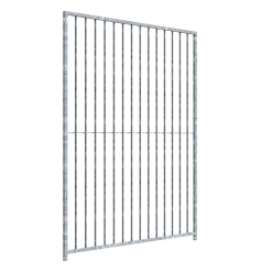 Panneau de chenil MKS - BARREAUX 8 cm - 1.50 m x 1.84 m sans porte