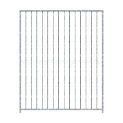 Panneau de chenil MKS - BARREAUX 8 cm - 1.50 m x 1.84 m sans porte