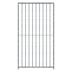 Panneau de chenil MKS - BARREAUX 8 cm - 1 m x 1.84 m sans porte