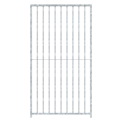 Panneau de chenil MKS - BARREAUX 8 cm - 1 m x 1.84 m sans porte