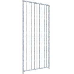 Panneau de chenil MKS - BARREAUX 8 cm - 1 m x 1.84 m sans porte