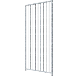 Panneau de chenil MKS - BARREAUX 8 cm - 1 m x 1.84 m sans porte