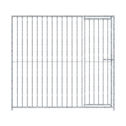 Panneau de chenil MKS - BARREAUX 8 cm - 2 m x 1.84 m porte à DROITE