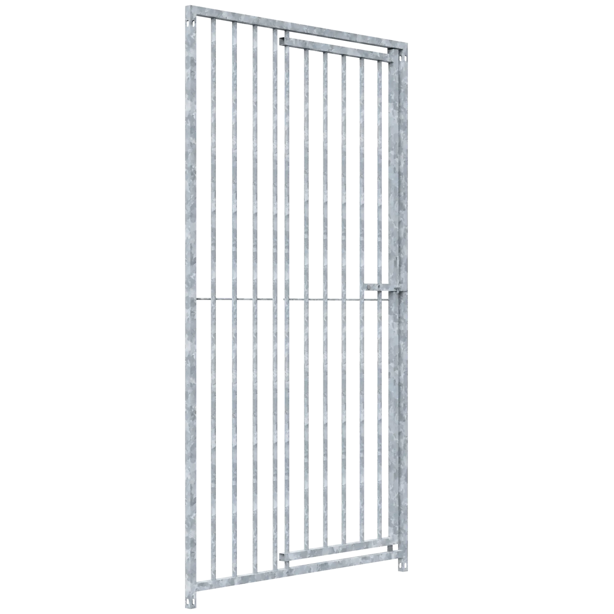 Panneau de chenil MKS - BARREAUX 8 cm - 1 m x 1.84 m porte à DROITE
