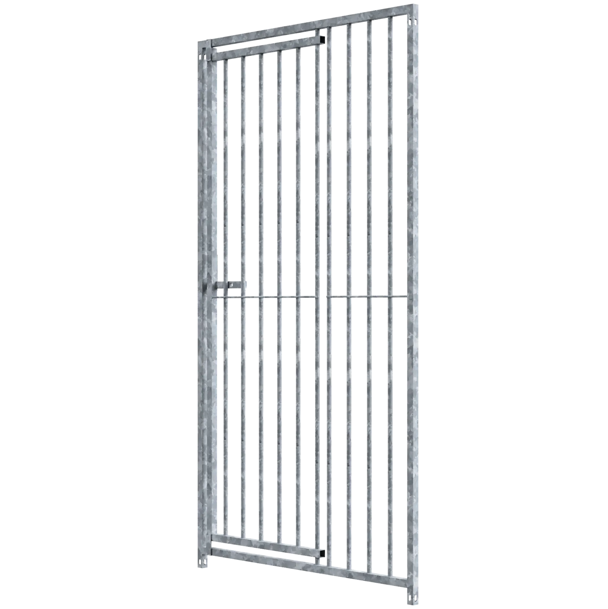 Panneau de chenil MKS - BARREAUX 8 cm - 1 m x 1.84 m porte à DROITE