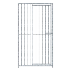 Panneau de chenil MKS - BARREAUX 8 cm - 1 m x 1.84 m porte à DROITE
