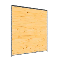 Panneau de chenil MKS - BOIS - 2 m x 1.84 m