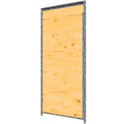 Panneau de chenil MKS - BOIS - 1 m x 1.84 m