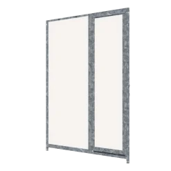 Panneau de chenil MKS - CPRS - 1.50 m x 1.84 m, avec porte