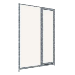 Panneau de chenil MKS - CPRS - 1.50 m x 1.84 m, avec porte