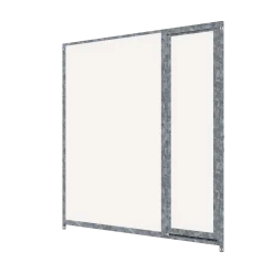 Panneau de chenil MKS - CPRS - 2 m x 1.84 m, avec porte