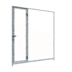 Panneau de chenil MKS - CPRS - 2 m x 1.84 m, avec porte