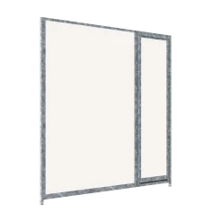 Panneau de chenil MKS - CPRS - 2 m x 1.84 m, avec porte