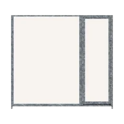 Panneau de chenil MKS - CPRS - 2 m x 1.84 m, avec porte