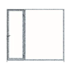 Panneau de chenil MKS - CPRS - 2 m x 1.84 m, avec porte