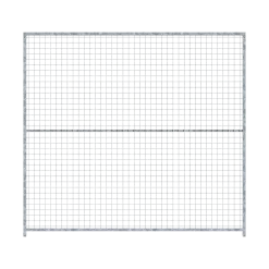Panneau de chenil MKS - GRILLAGE 50 x 50 mm - 2 m x 1.84 m sans porte
