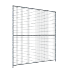 Panneau de chenil MKS - GRILLAGE 50 x 50 mm - 2 m x 1.84 m sans porte