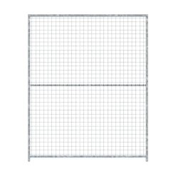 Panneau de chenil MKS - GRILLAGE 50 x 50 mm - 1.50 m x 1.84 m sans porte