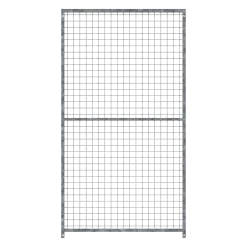 Panneau de chenil MKS - GRILLAGE 50 x 50 mm - 1 m x 1.84 m sans porte