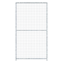 Panneau de chenil MKS - GRILLAGE 50 x 50 mm - 1 m x 1.84 m sans porte