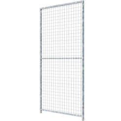 Panneau de chenil MKS - GRILLAGE 50 x 50 mm - 1 m x 1.84 m sans porte