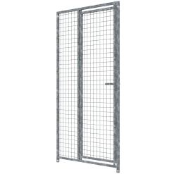 Panneau de chenil MKS - GRILLAGE 50 x 50 mm - 1 m x 1.84 m porte à GAUCHE