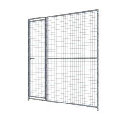 Panneau de chenil MKS - GRILLAGE 50 x 50 mm - 2 m x 1.84 m porte à DROITE