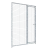 Panneau de chenil MKS - GRILLAGE 50x50 mm - 1.50 m x 1.84 m porte à DROITE