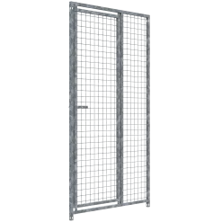 Panneau de chenil MKS - GRILLAGE 50 x 50 mm - 1 m x 1.84 m porte à DROITE