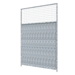 Panneau de chenil MKS - TOLES avec grillage 50 x 50 mm - 1.50 m x 1.84 m