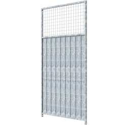 Panneau de chenil MKS - TOLES avec grillage 50 x 50 mm - 1 m x 1.84 m