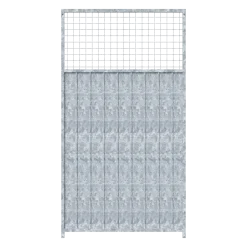 Panneau de chenil MKS - TOLES avec grillage 50 x 50 mm - 1 m x 1.84 m
