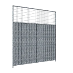 Panneau de chenil MKS - TOLES avec grillage 50 x 50 mm - 2 m x 1.84 m
